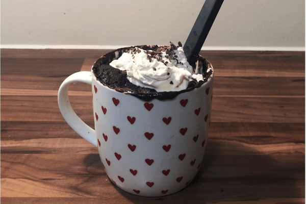 hot chocolate mug cake