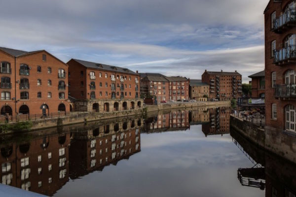 the river aire in Leeds